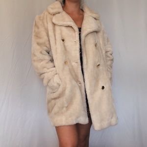 Vintage Sears faux fur coat
